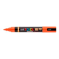 Akrilni flomaster Posca PC-5BR, 1 - 4 mm, oranžna (4)