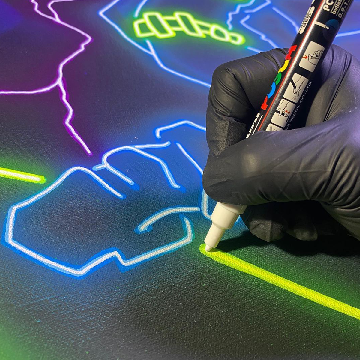 Posca flomaster PC-5M, 1,8 – 2,5 mm, kovinsko roza (M13)