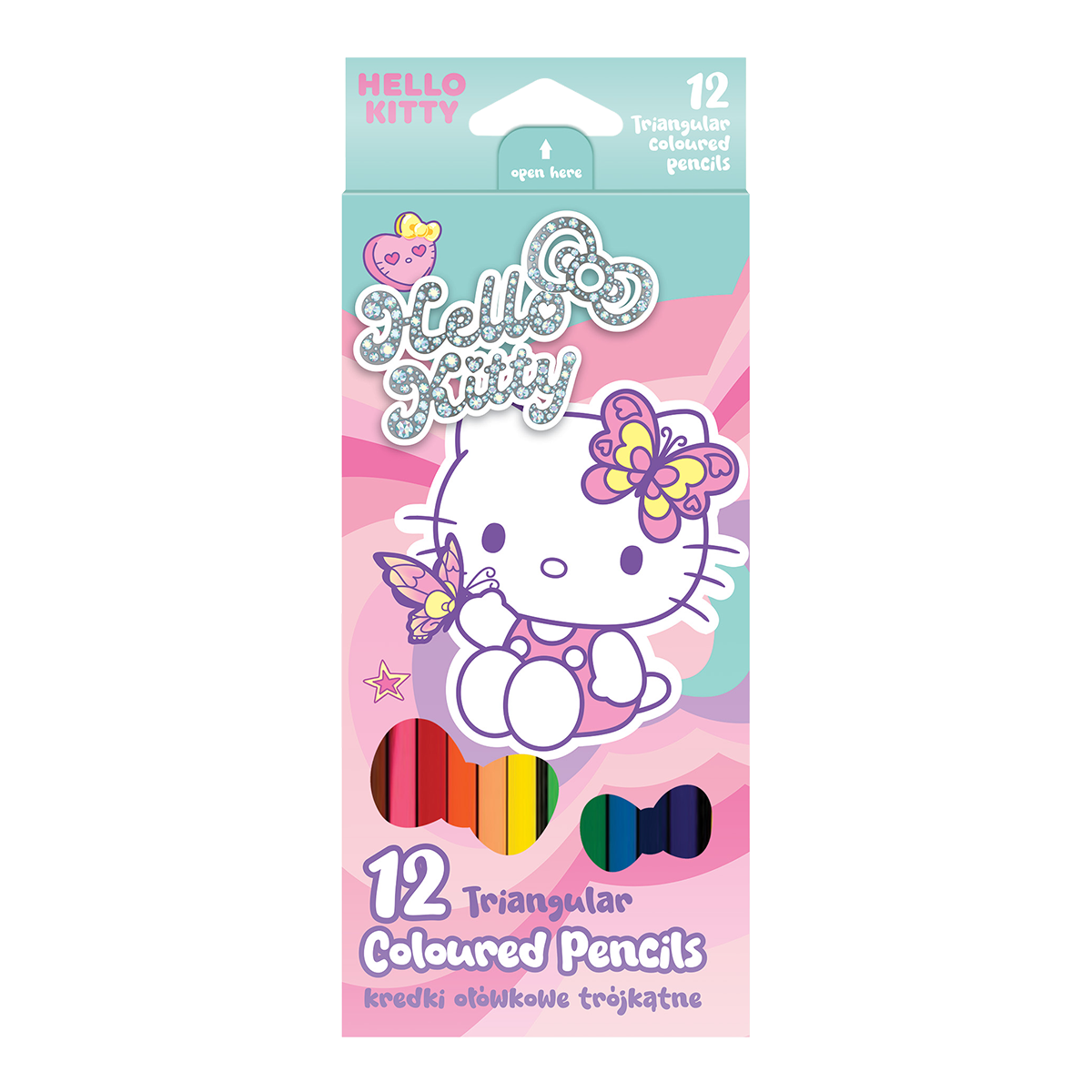 Trirobe barvice Colorino Hello Kitty - 12 barv