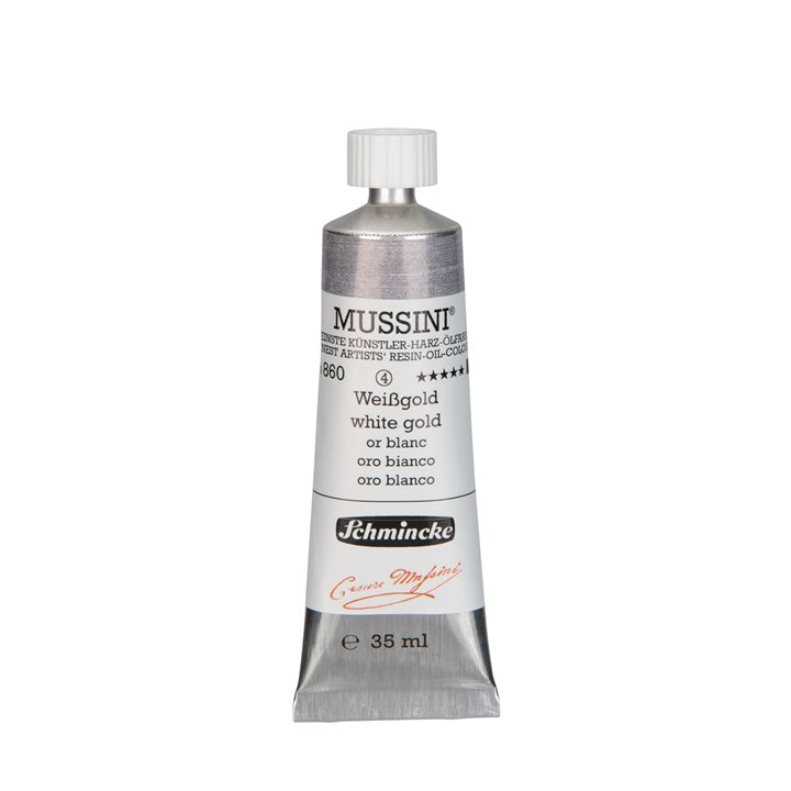 Oljne barve Schmincke MUSSINI 35 ml – 860 belo-zlato