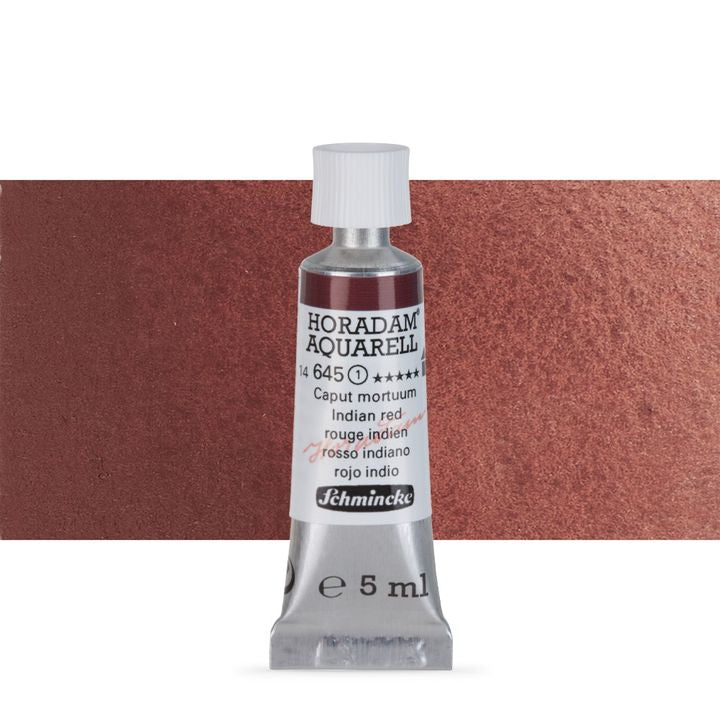 Schmincke Horadam akvarelne barve v tubi po 5 ml – 645 Indian Red