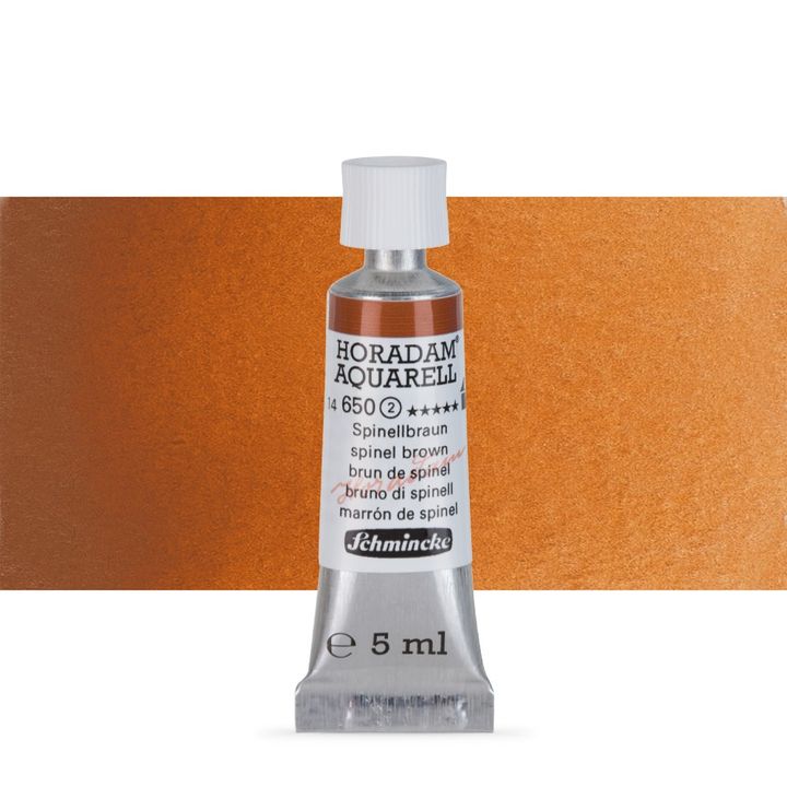 Schmincke Horadam akvarelne barve v tubi po 5 ml – 650 Spinel Brown