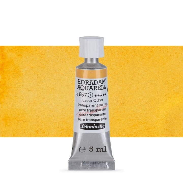 Schmincke Horadam akvarelne barve v tubi po 5 ml – 657 Transparent Ochre