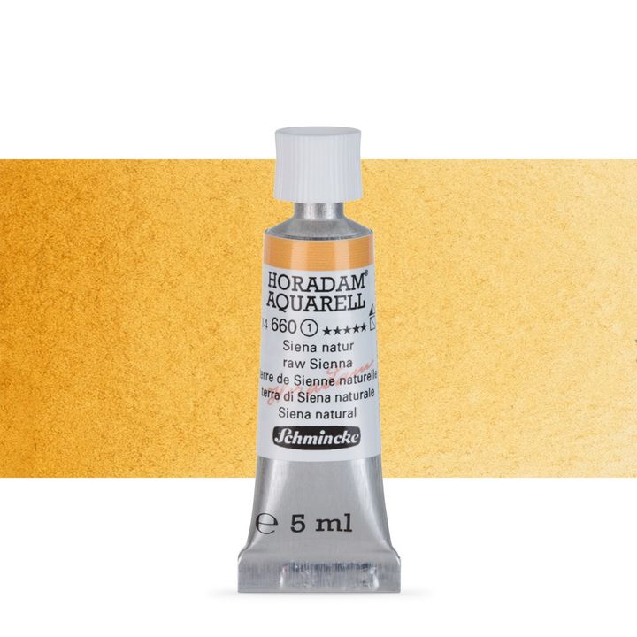 Schmincke Horadam akvarelne barve v tubi po 5 ml – 660 Raw Sienna