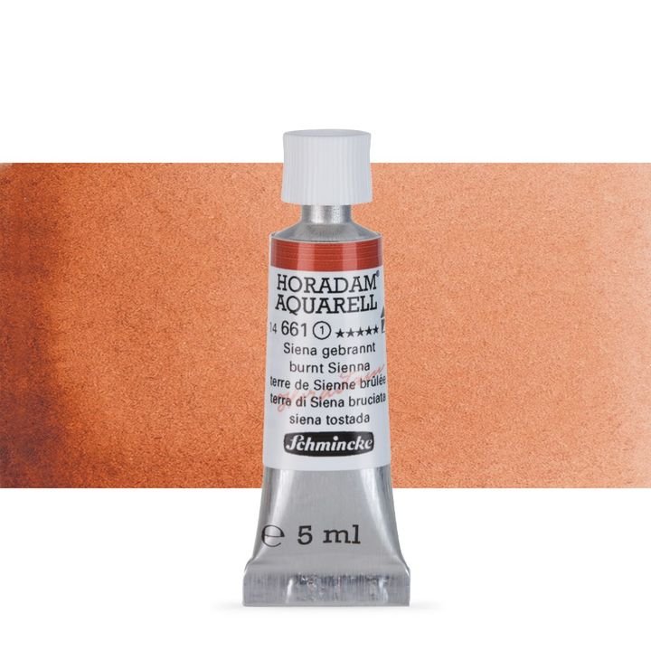 Schmincke Horadam akvarelne barve v tubi po 5 ml – 661 Burnt Sienna