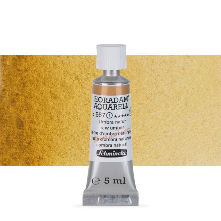 Schmincke Horadam akvarelne barve v tubi po 5 ml – 667 Raw Umber