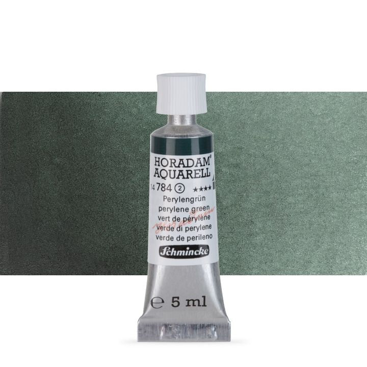 Schmincke Horadam akvarelne barve v tubi po 5 ml – 784 Perylene Green