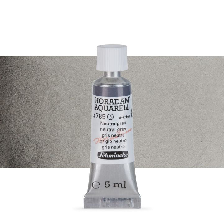 Schmincke Horadam akvarelne barve v tubi po 5 ml – 785 Neutral Grey