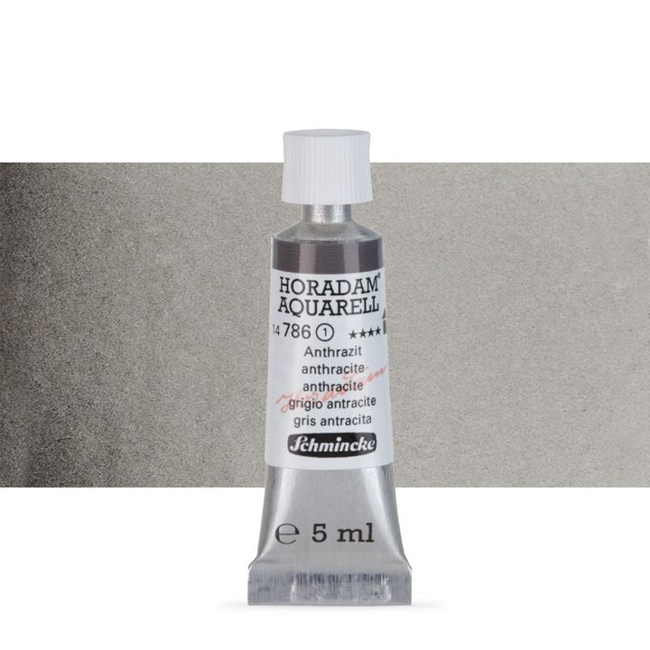 Schmincke Horadam akvarelne barve v tubi po 5 ml – 786 Anthracite