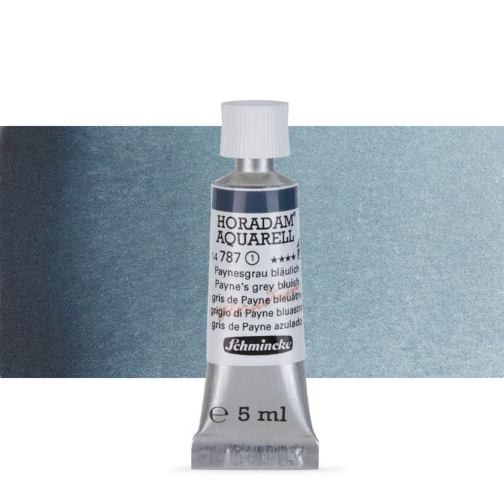 Schmincke Horadam akvarelne barve v tubi po 5 ml – 787 Payne'S Grey Bluish