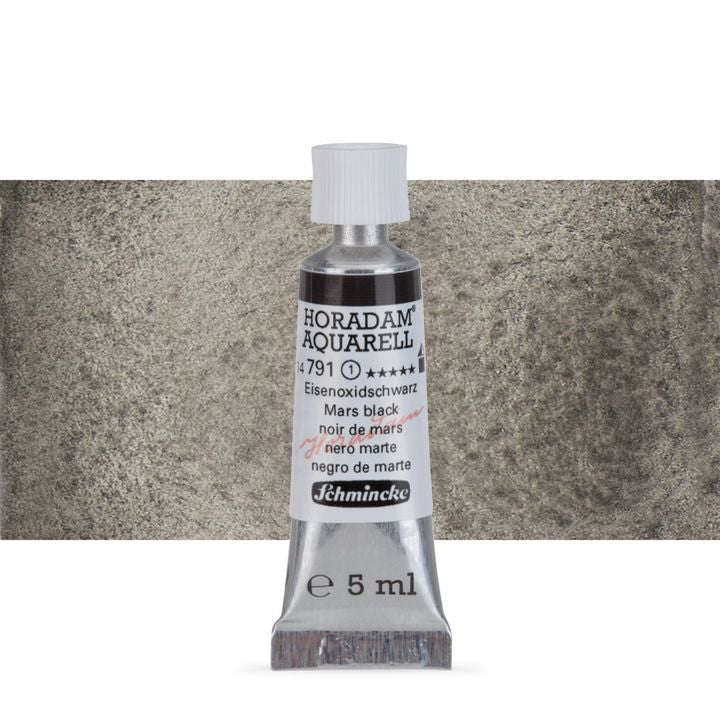 Schmincke Horadam akvarelne barve v tubi po 5 ml – 791 Mars Black