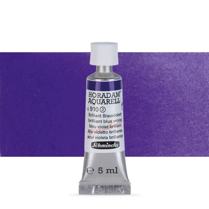 Schmincke Horadam akvarelne barve v tubi po 5 ml – 910 Brilliant Blue Violet