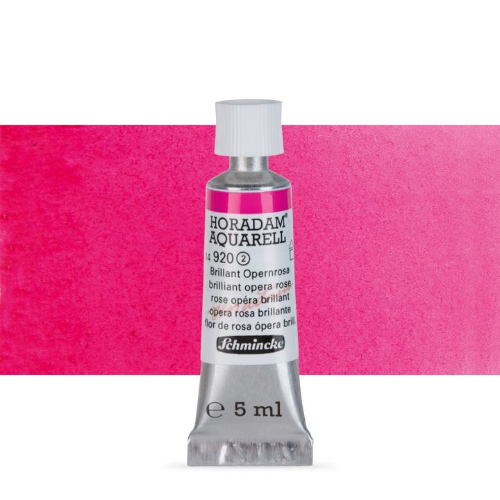 Schmincke Horadam akvarelne barve v tubi po 5 ml – 920 Brilliant Opera Rose