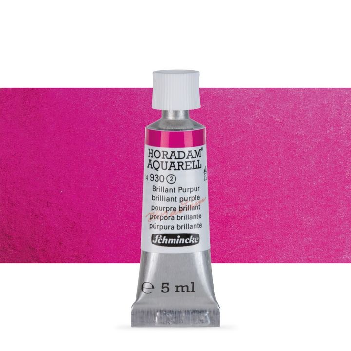 Schmincke Horadam akvarelne barve v tubi po 5 ml – 930 Brilliant Purple