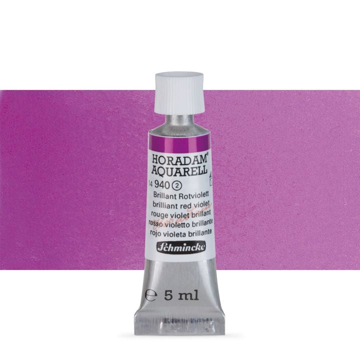 Schmincke Horadam akvarelne barve v tubi po 5 ml – 940 Brilliant Red Violet