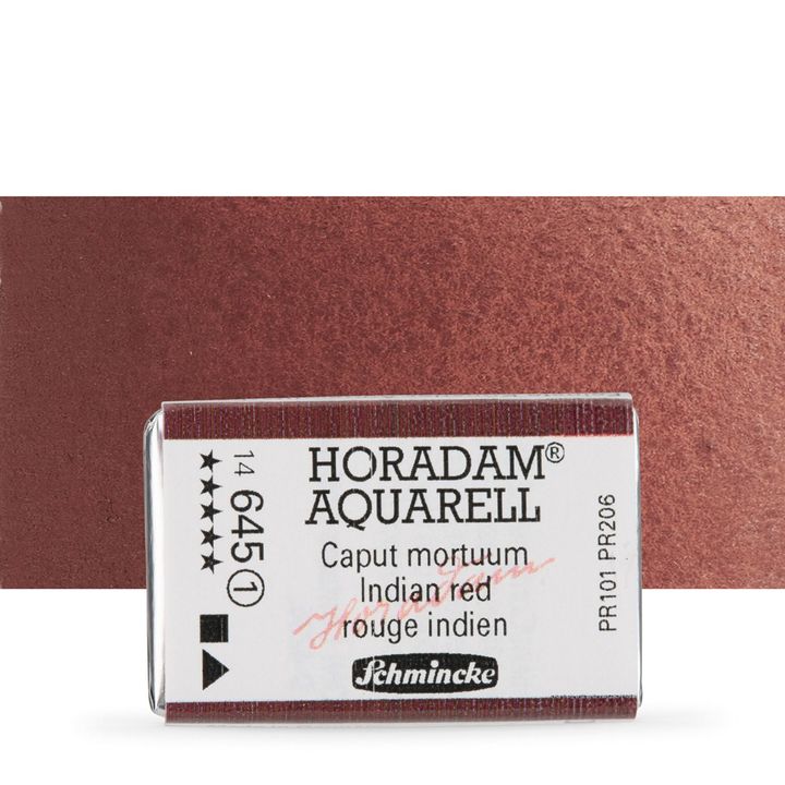 Schmincke Horadam akvarelne barve v celi ponvi – 645 Indian Red