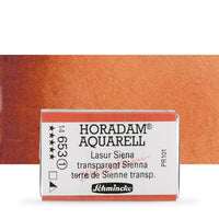 Schmincke Horadam akvarelne barve v celi ponvi – 653 Transparent Sienna