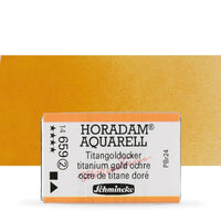 Schmincke Horadam akvarelne barve v celi ponvi – 659 Titanium Gold Ochre