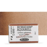 Schmincke Horadam akvarelne barve v celi ponvi – 668 Burnt Umber
