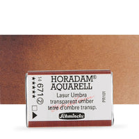 Schmincke Horadam akvarelne barve v celi ponvi – 671 Transparent Umber