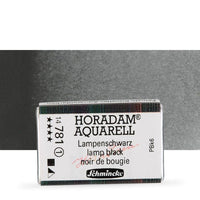 Schmincke Horadam akvarelne barve v celi ponvi – 781 Lamp Black