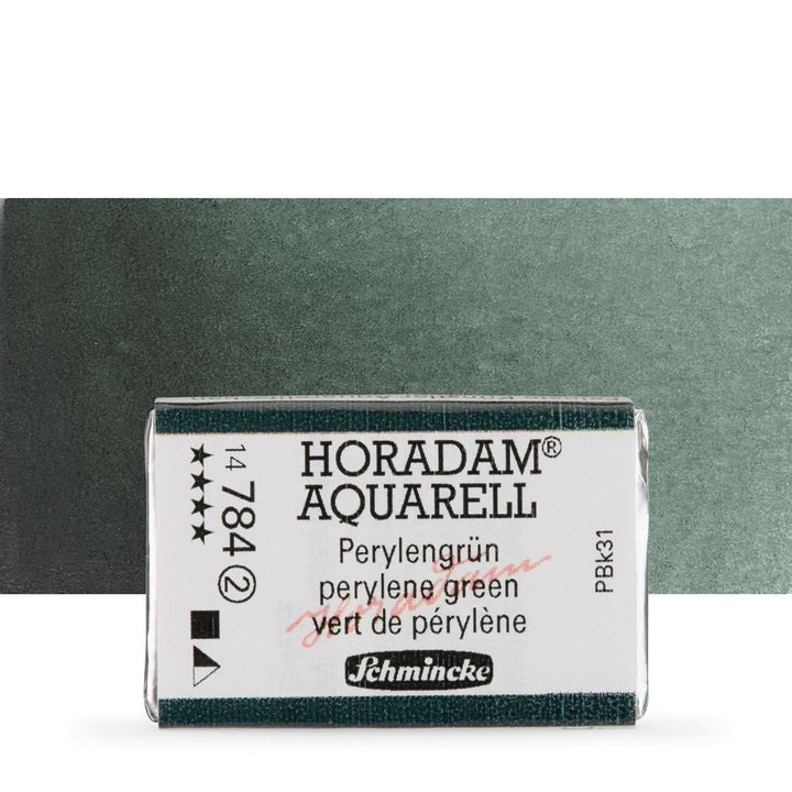 Schmincke Horadam akvarelne barve v celi ponvi – 784 Perylene Green