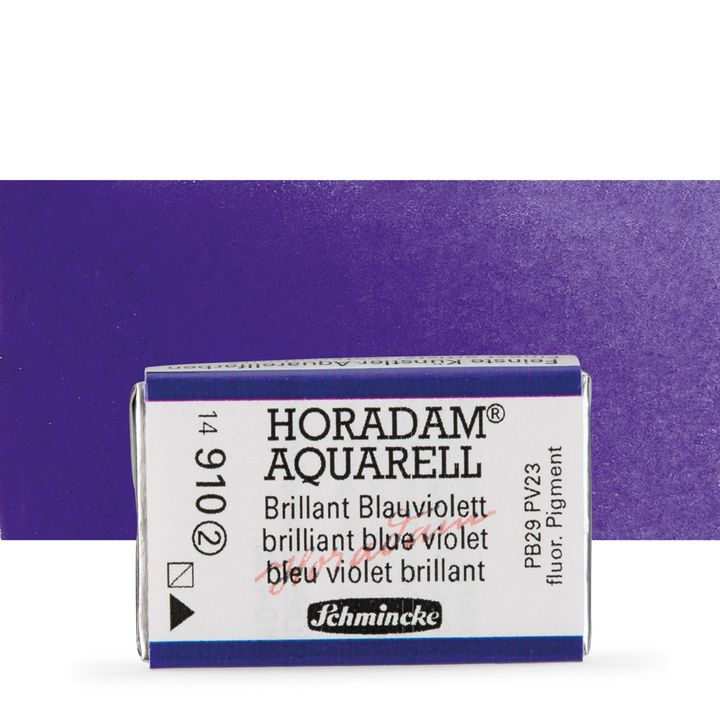 Schmincke Horadam akvarelne barve v celi ponvi – 910 Brilliant Blue Violet