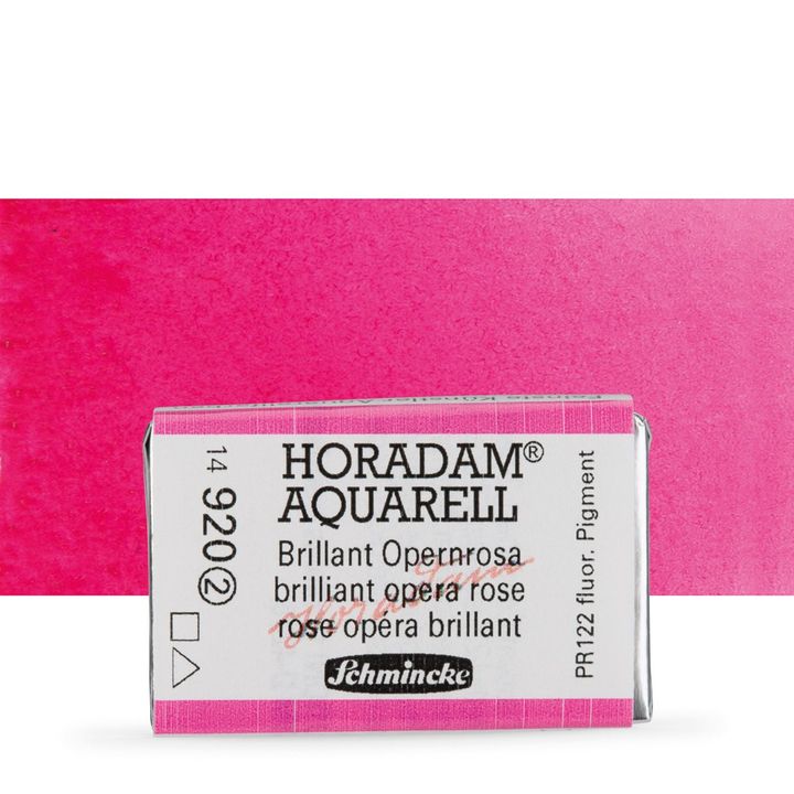 Schmincke Horadam akvarelne barve v celi ponvi – 920 Brilliant Opera Rose