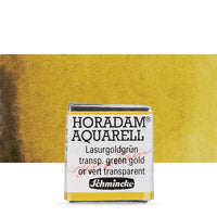 Schmincke Horadam akvarelne barve v polponvi – 537 Transparent Green Gold