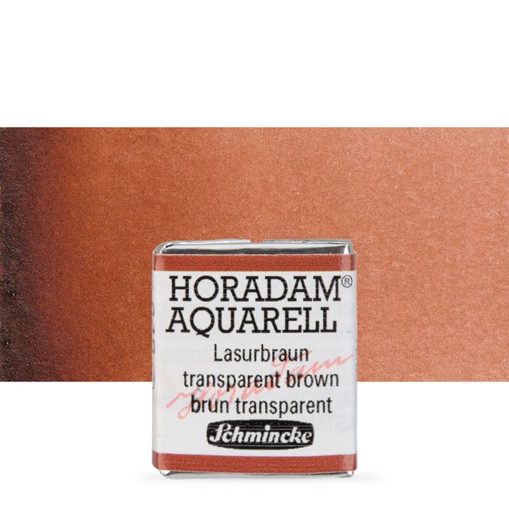 Schmincke Horadam akvarelne barve v polponvi – 648 Transparent Brown