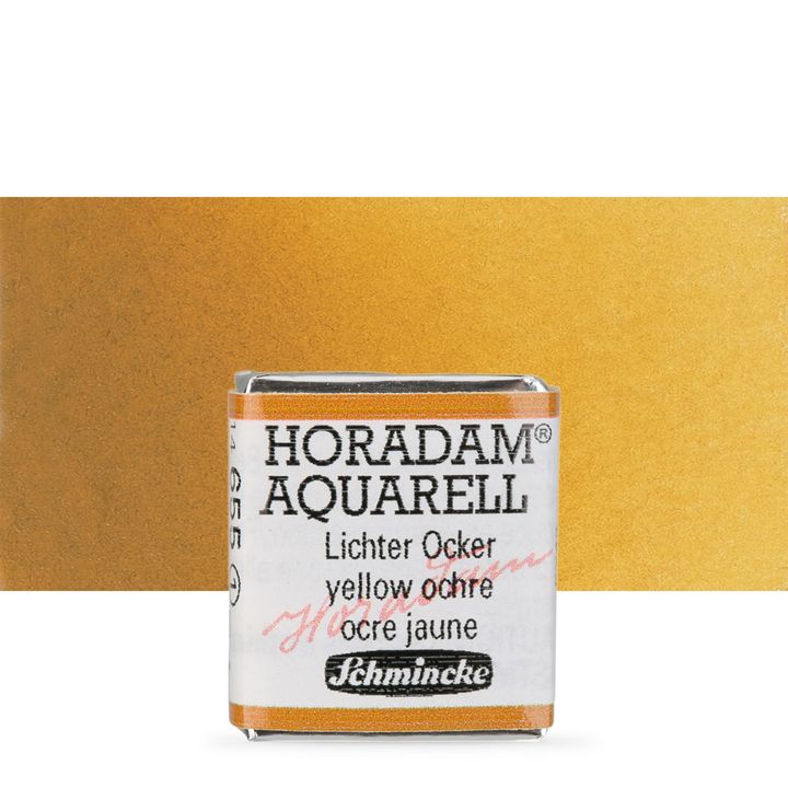 Schmincke Horadam akvarelne barve v polponvi – 655 Yellow Ochre