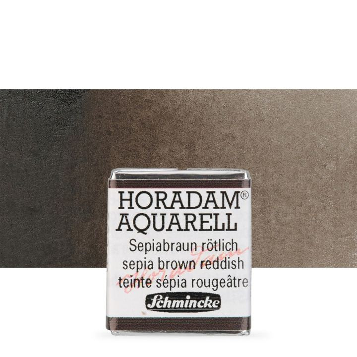 Schmincke Horadam akvarelne barve v polponvi – 662 Sepia Brown Reddish