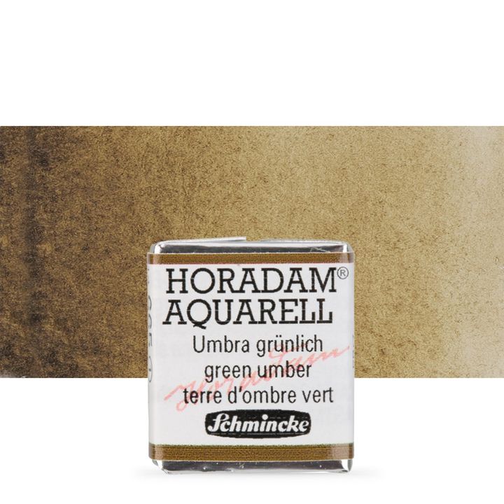Schmincke Horadam akvarelne barve v polponvi – 665 Green Umber