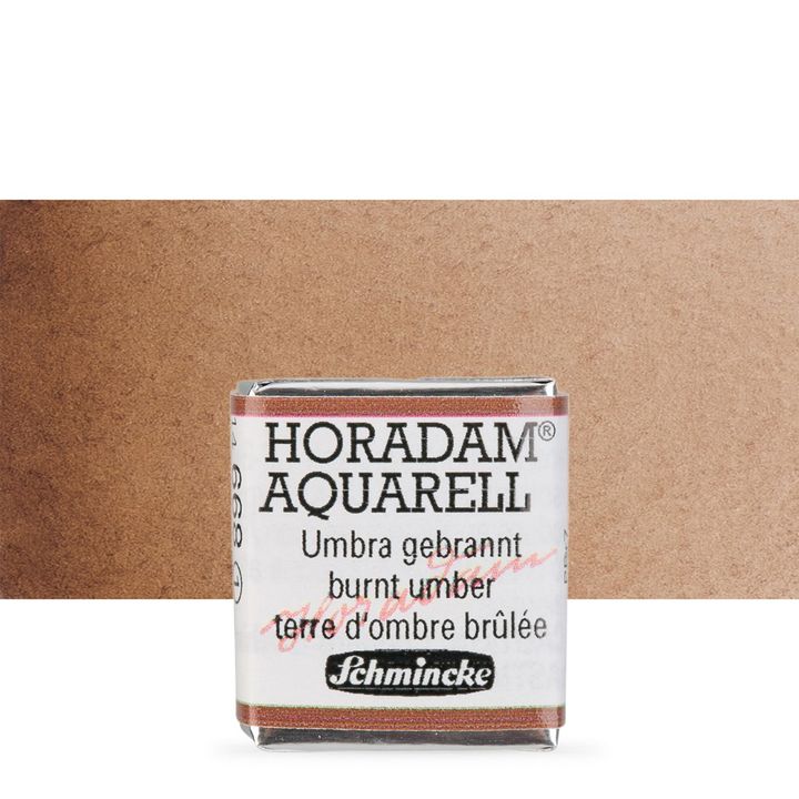 Schmincke Horadam akvarelne barve v polponvi – 668 Burnt Umber