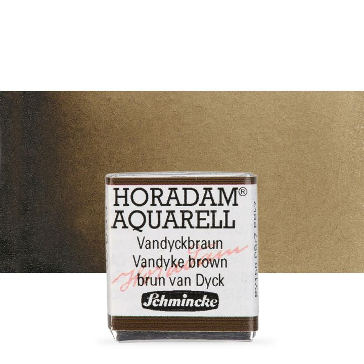 Schmincke Horadam akvarelne barve v polponvi – 669 Vandyke Brown