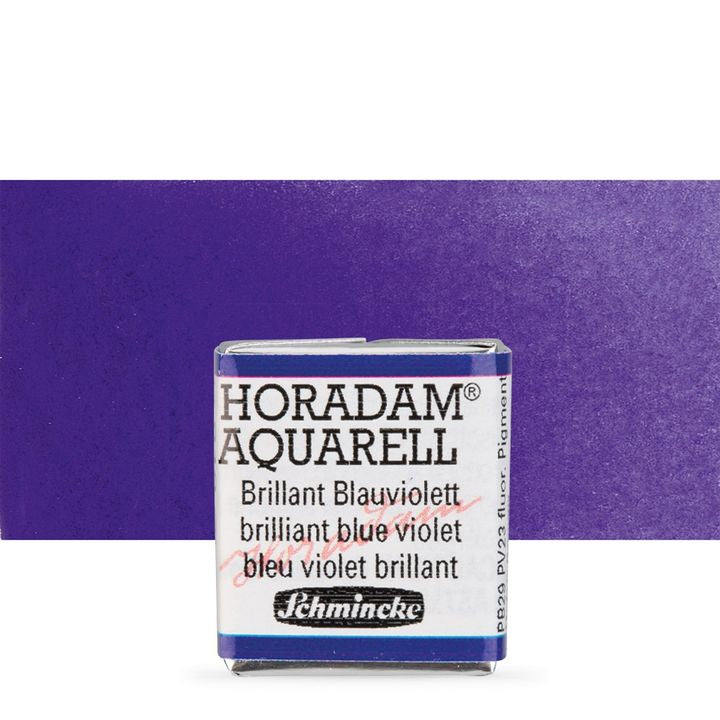 Schmincke Horadam akvarelne barve v polponvi – 910 Brilliant Blue Violet