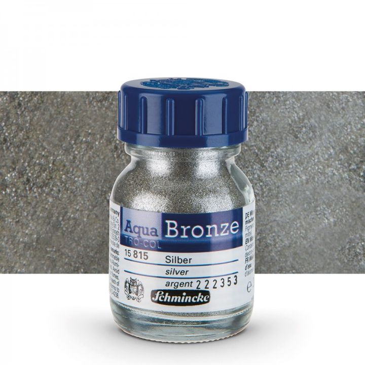 Kovinski prah Aqua-Bronze Schmincke 20 ml – 15 815 Srebro