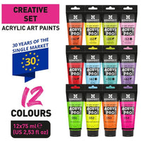 ACRYL PRO CREATIVE Set akrilnih barv – pogled 3