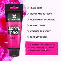 ACRYL PRO CREATIVE Set akrilnih barv – pogled 5