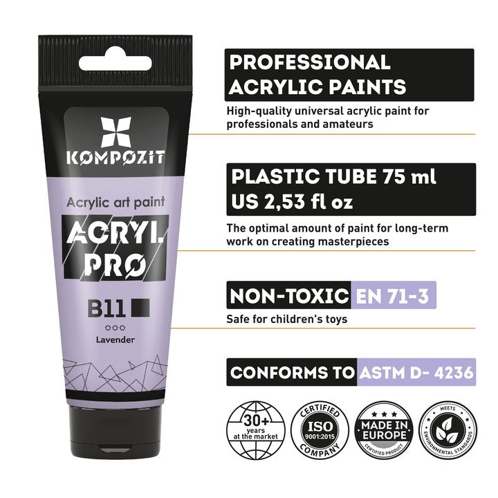ACRYL PRO Komplet akrilnih barv za kompozitne pastele – pogled 4