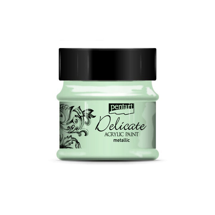 Akrilna barva Delicate metalik 50ml | različne barve – pogled 2