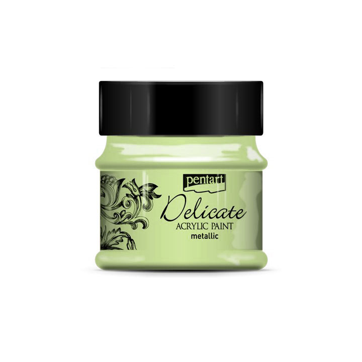 Akrilna barva Delicate metalik 50ml | različne barve – pogled 4