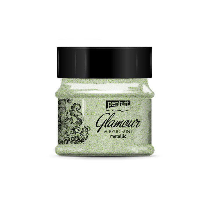 Akrilna barva Glamour metalik 50ml | različne barve – pogled 3