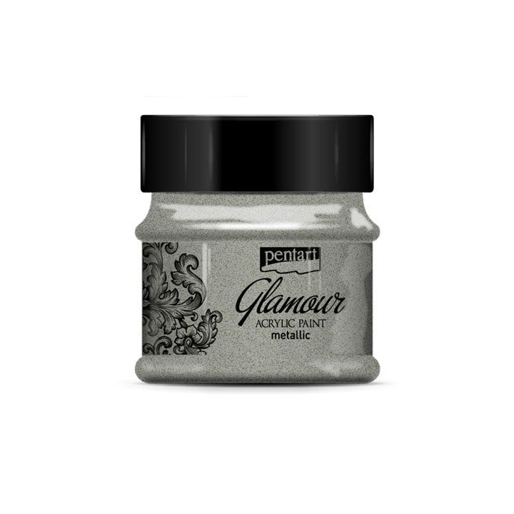 Akrilna barva Glamour metalik 50ml | različne barve – pogled 4