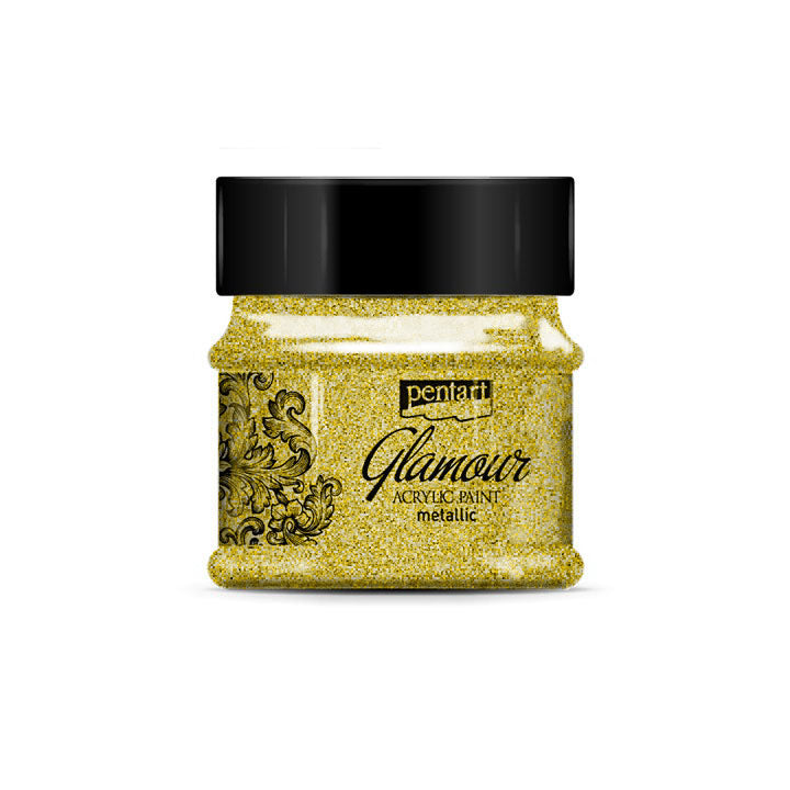 Akrilna barva Glamour metalik 50ml | različne barve – pogled 5