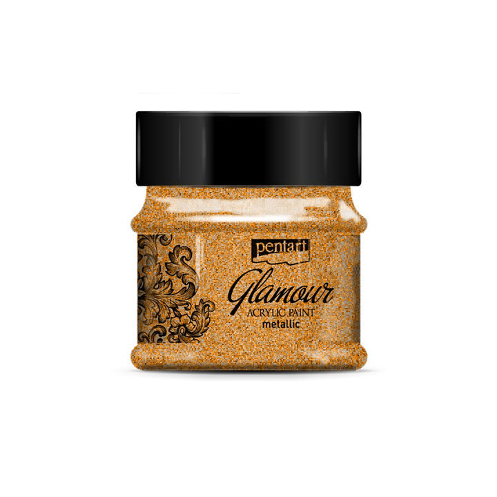 Akrilna barva Glamour metalik 50ml | različne barve – pogled 7