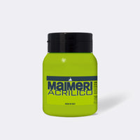 Akrilna barva Maimeri Acrilico 500 ml – Permanentna rumenkasto zelena