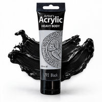 Akrilna barva Phoenix Heavy Body 100 ml | različni odtenki – črna / 793