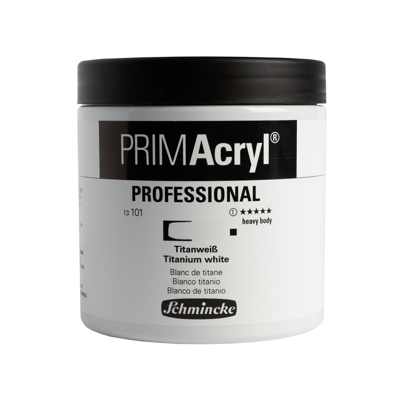 Akrilna barva Schmincke PRIMAcryl Professional 474 ml – Titanium white