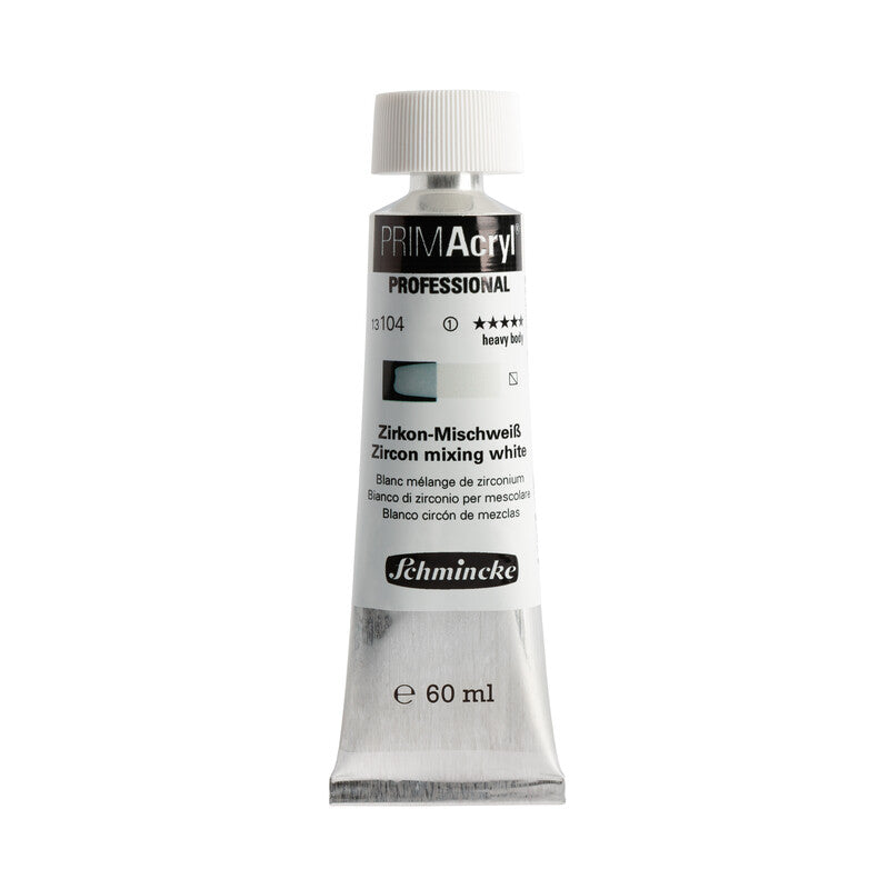 Akrilna barva Schmincke PRIMAcryl Professional 60 ml – 104 Cirkon mešalna bela